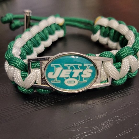 New Handmade Para-cord New York Jets Bracelet Unisex - Picture 1 of 1